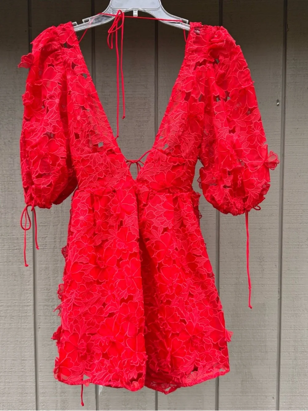 NWT For Love & Lemons Leighton Mini Dress, size M - Picture 4 of 8